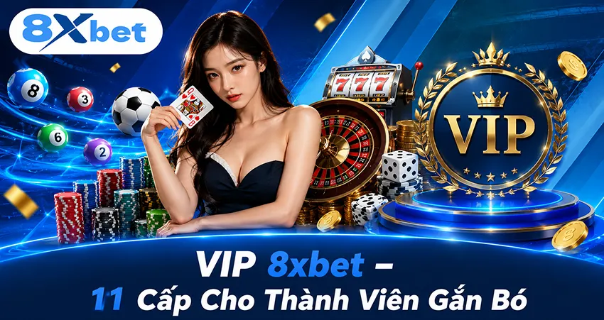 VIP 8xbet – 11 Cấp Cho Thành Viên Gắn Bó